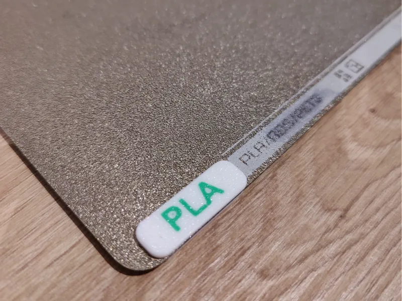 Bambu Lab X1 P1 A1 Build plate label clip