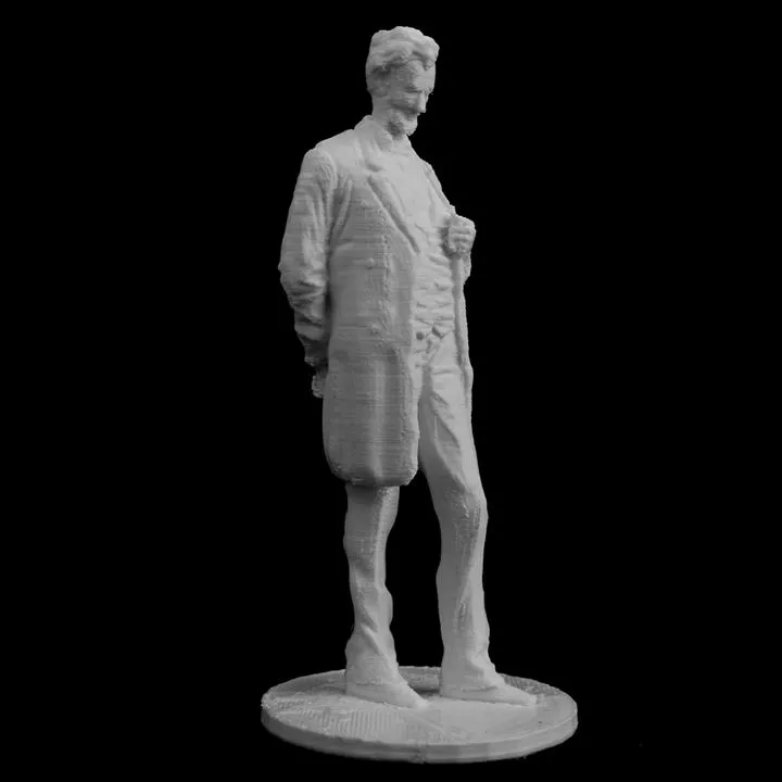 Abraham Lincoln 'The Man' Sculpture at the MET, New York