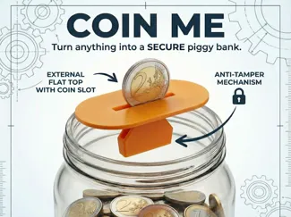 Coin ME - Turn Anything Into a Secure Piggy Bank!