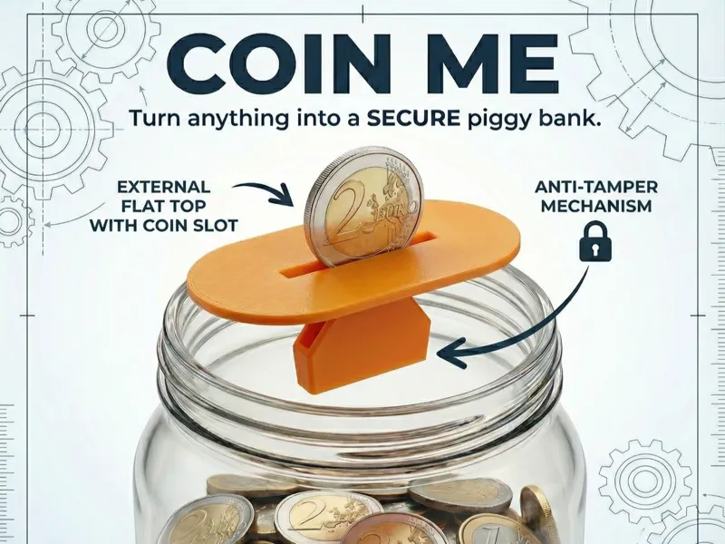 Coin ME - Turn Anything Into a Secure Piggy Bank!