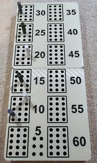 CRIBBAGE BOARD TRAVEL SIZE
