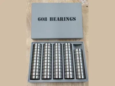 60pcs 608 bearing holder with cover lid