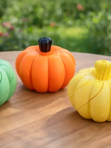 Objeto manipulable: Twisty Fidget Pumpkin 47 & 54 g (print in place) — vista de referencia 2