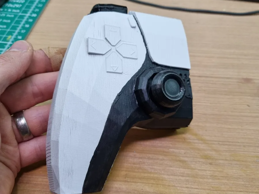 PS5 Dual Sense Shelf Bracket Low Poly 3D model