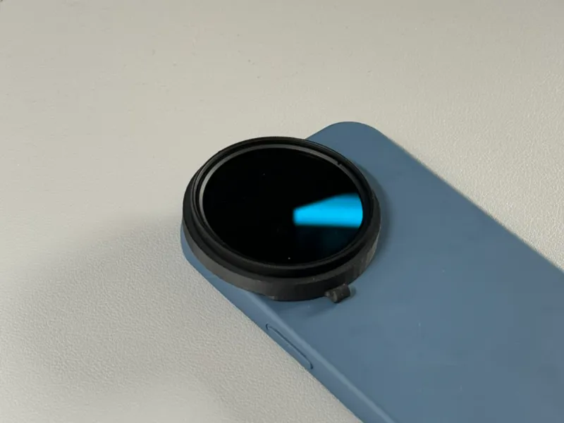 Iphone 15 Pro Max 52mm filter mount
