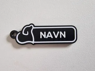 Dog name tag