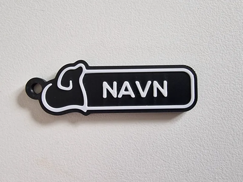 Dog name tag