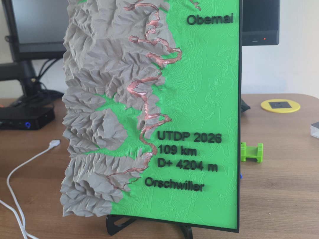 carte topo graphique ultra trail utdp2026