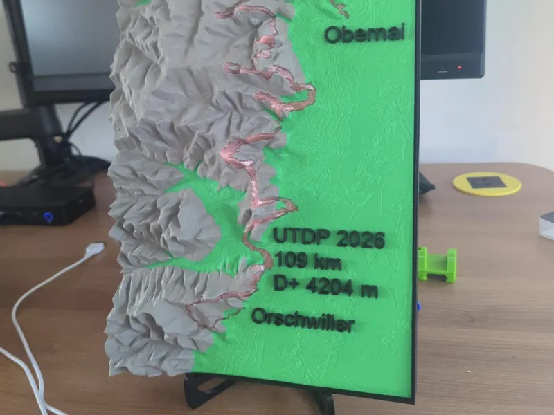 carte topo graphique ultra trail utdp2026
