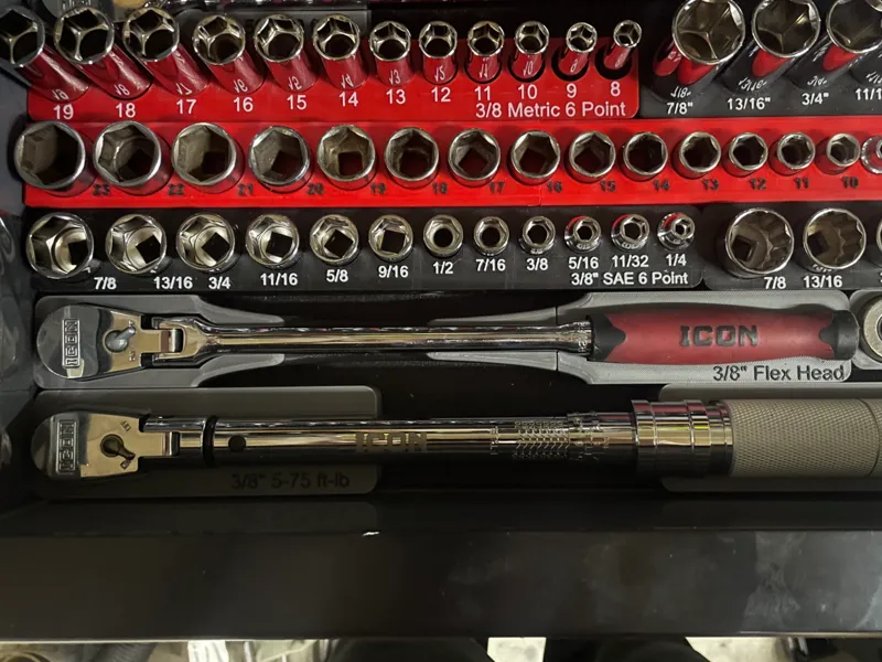 Icon 3/8" Long-Reach Flex-Head Ratchet Holder