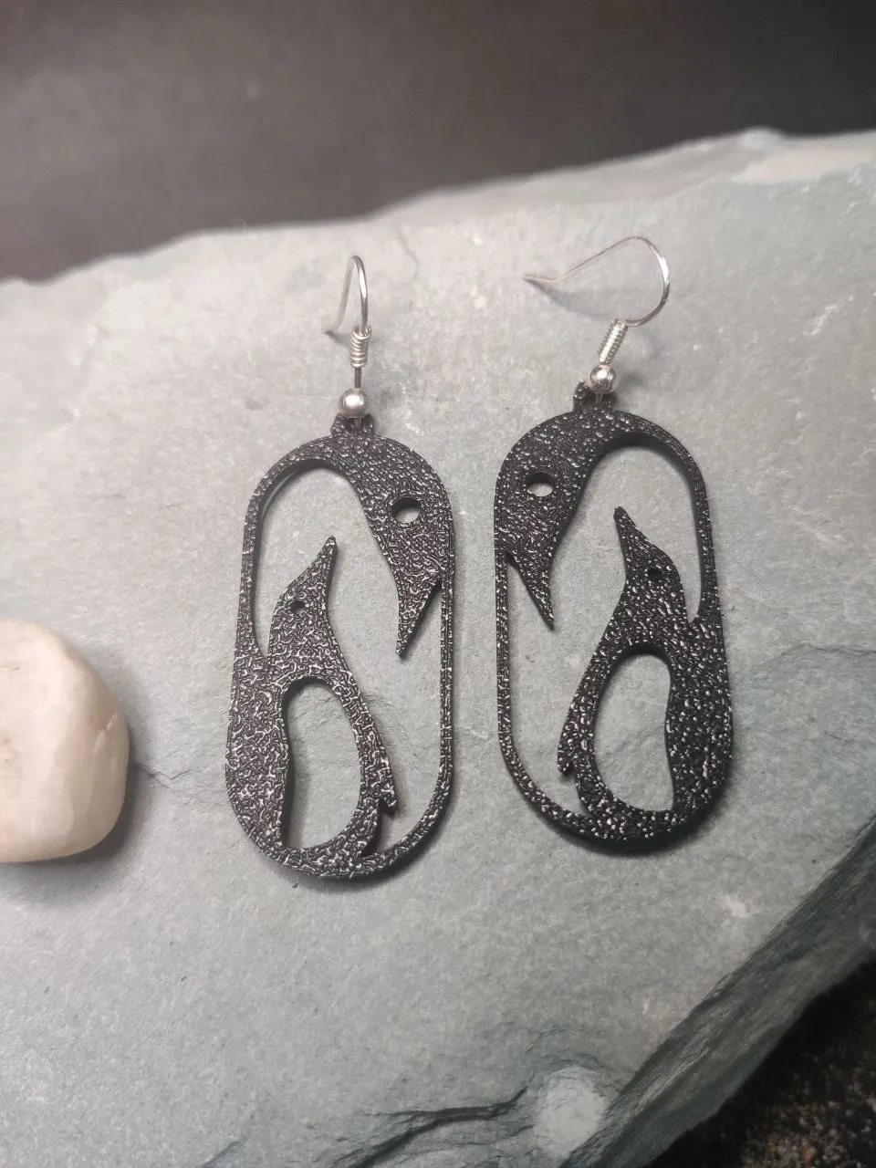 Penguin Embrace – Arctic Parent Earring view 4