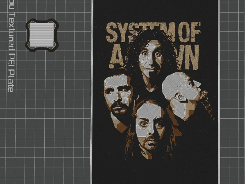 System Of A Down Poster Hueforge