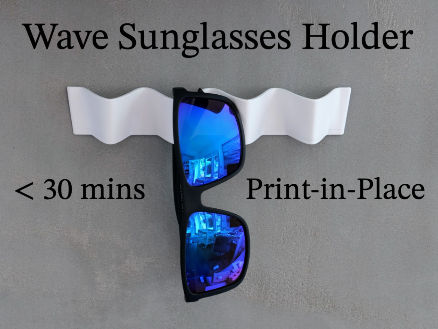 Wave Sunglasses Holder 