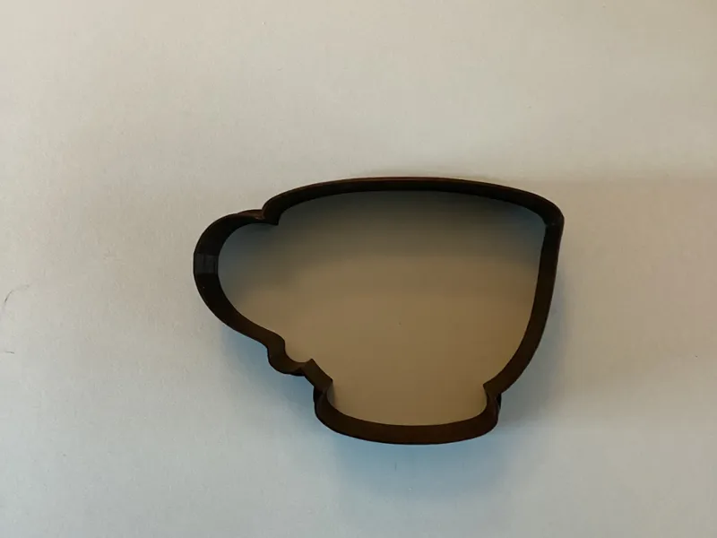 Teacup cookie cutter