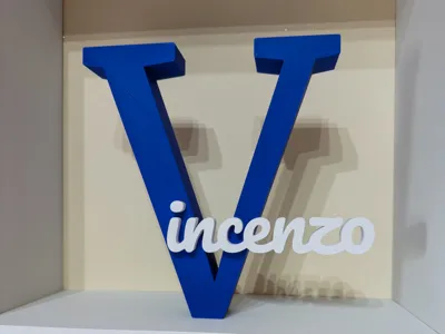 Letter V-Vincenzo Name