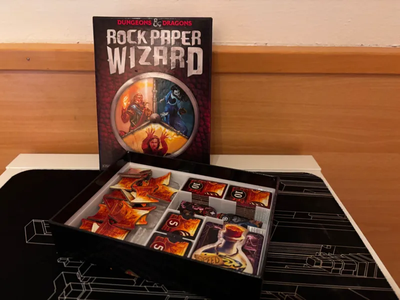 Dungeons & Dragons Rock Paper Wizard box organizer