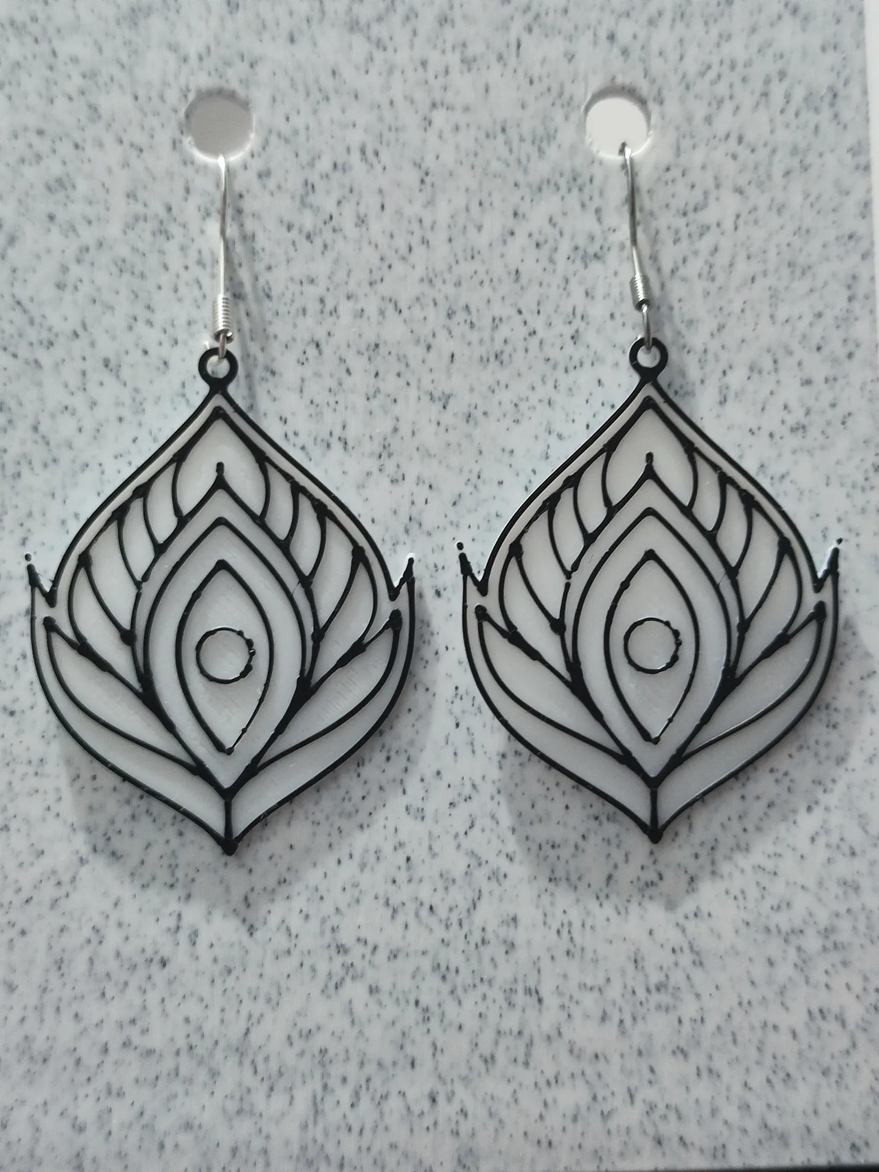 Aretes Ojo de Pavo Real view 3