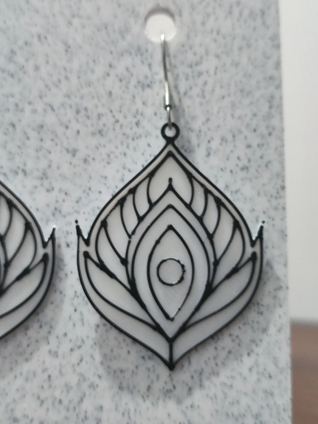 Aretes Ojo de Pavo Real view 4