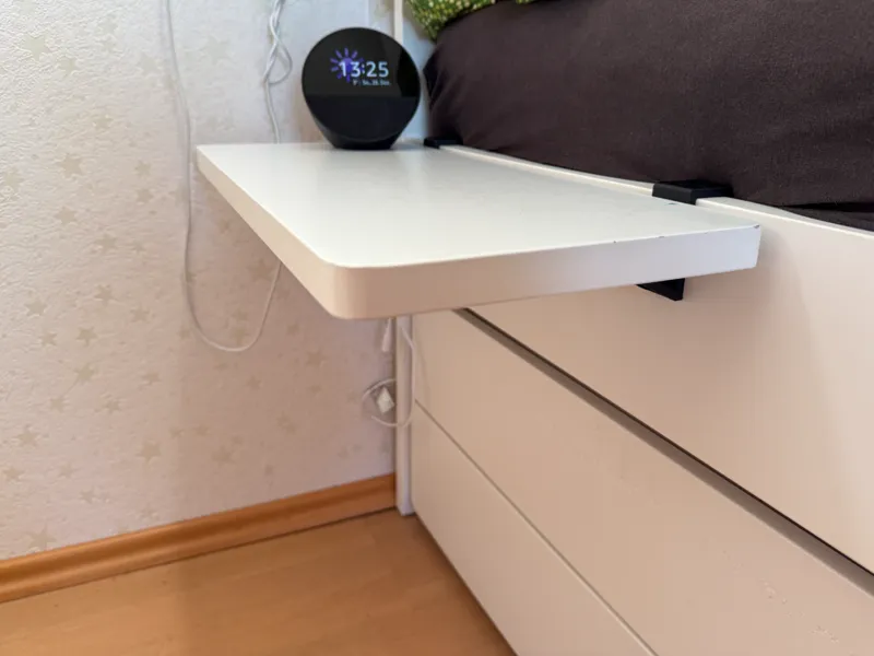 Nachttischhalterung für Ikea Släkt Bett
