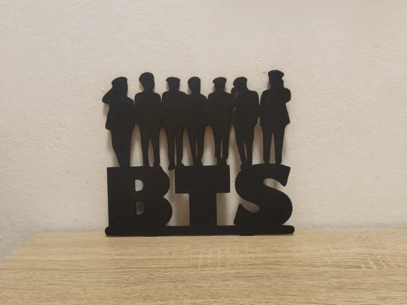 Wandbild BTS