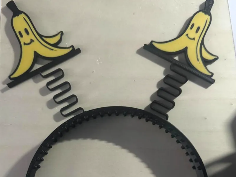 Haarreif Banane (Mario Kart)
