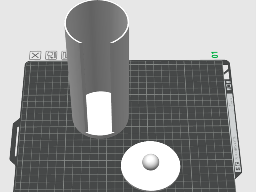 Contenitore dischetti struccanti con coperchio
