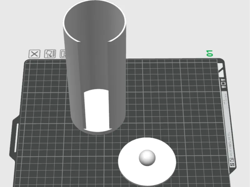 Contenitore dischetti struccanti con coperchio
