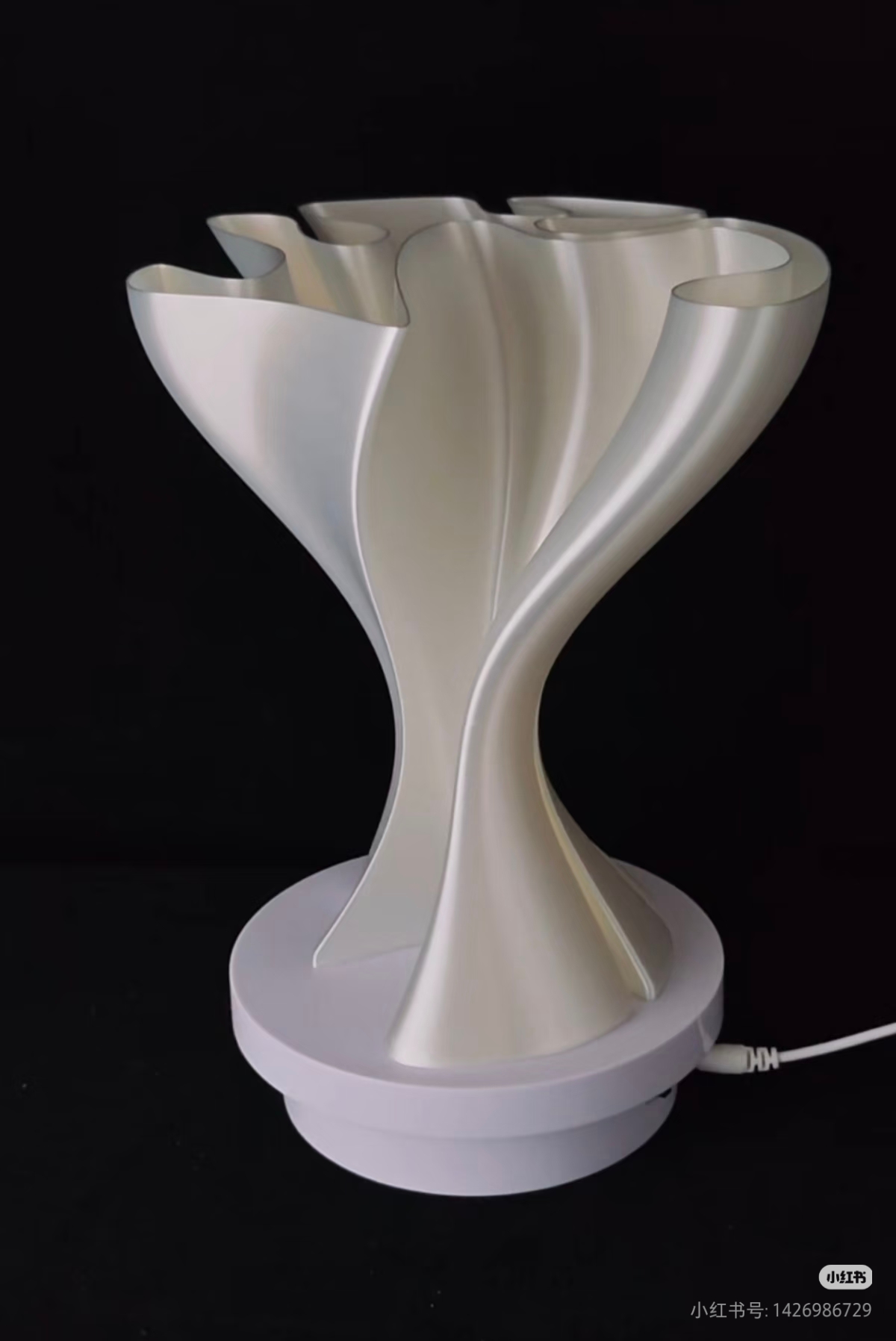 Miniatura 5 do modelo 3D 双生花束花瓶（易拼版）