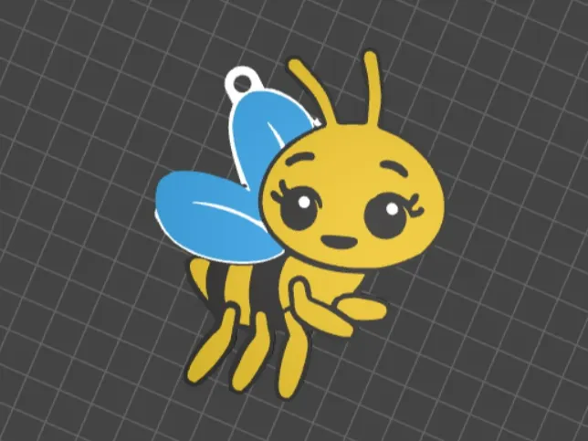 Llavero abejita bee keychain llavero abeja