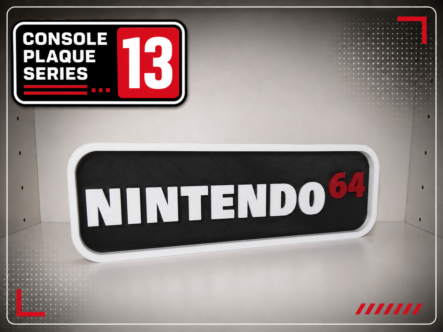 Console Logo Plaque - Nintendo 64 /N64