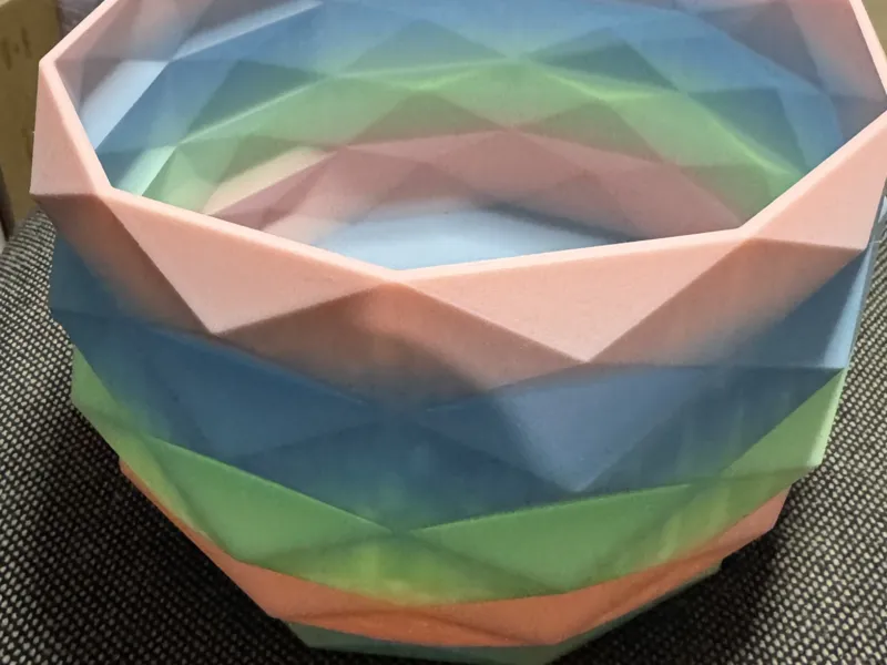 Contenitore Vaso multicolore