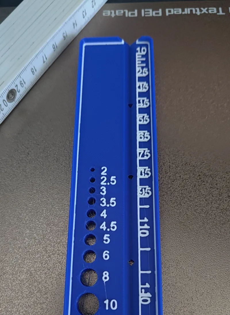 Schraubenlehre / screw gauge from a Gridfinity