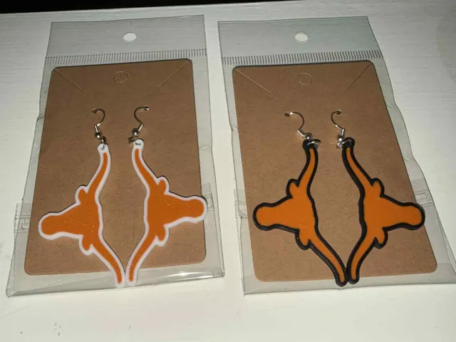 Texas Longhorns Earrings