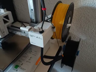 Soporte carrete filamento para mesa