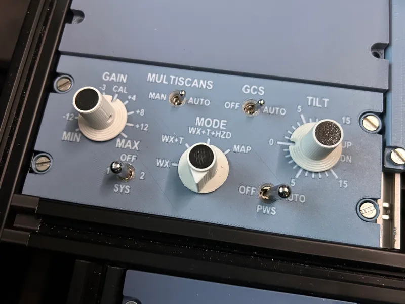 A320 WX panel