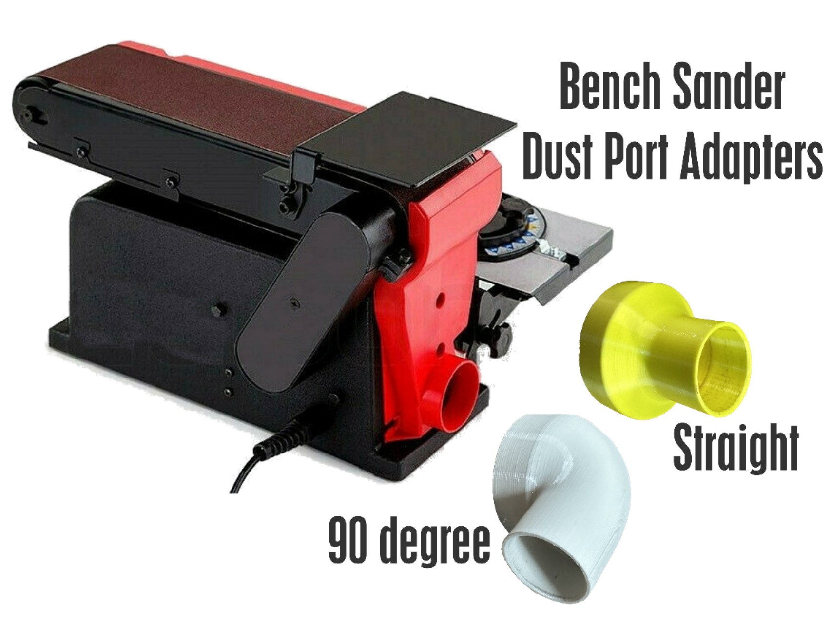 Vacuum adapter - Baumr Bench Disc , Belt Sander