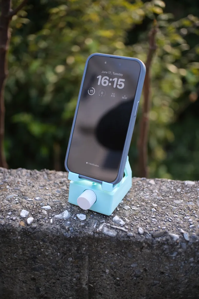 Adjustable Phone Stand with Mechanical Design - Free 3D Print Model ...