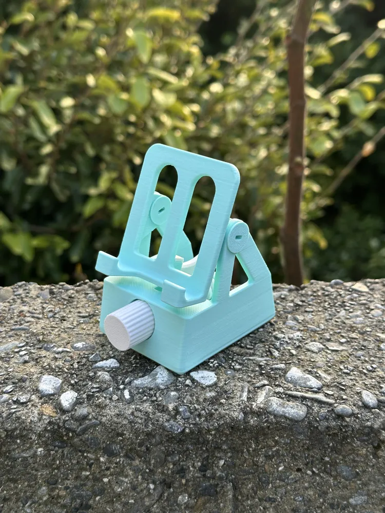 Adjustable Phone Stand with Mechanical Design - Free 3D Print Model ...