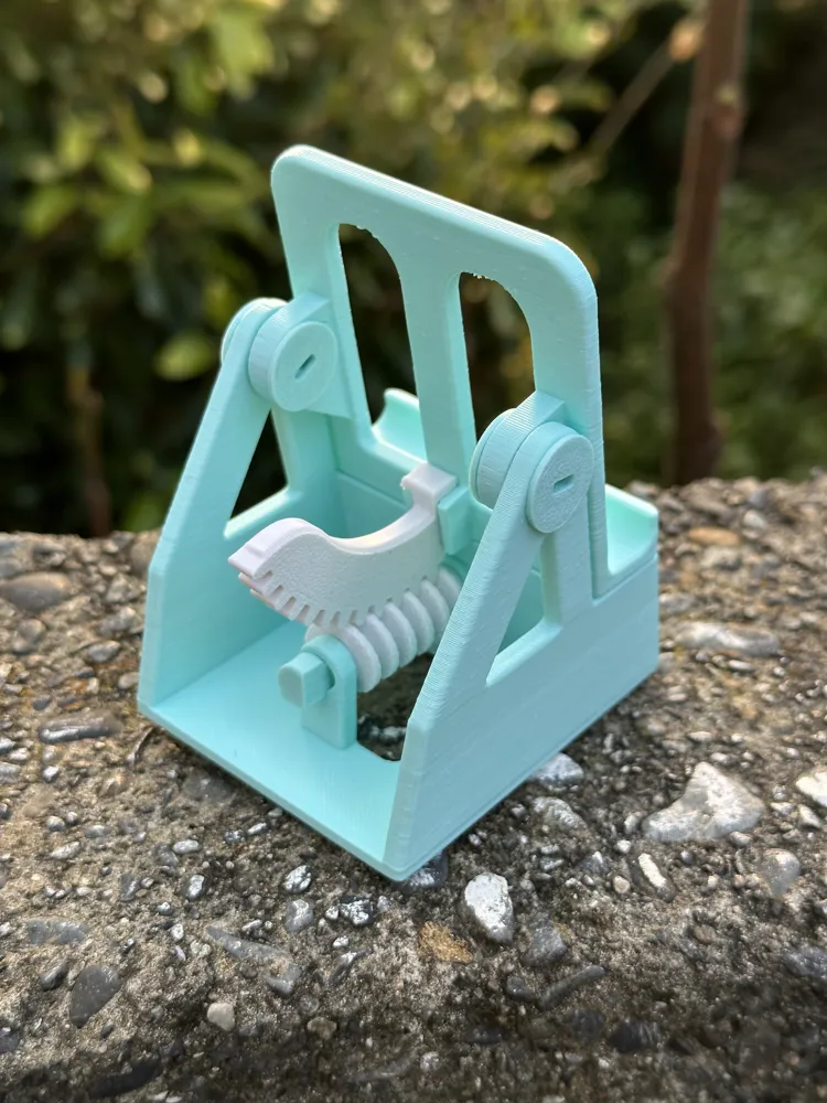 Adjustable Phone Stand with Mechanical Design - Free 3D Print Model ...