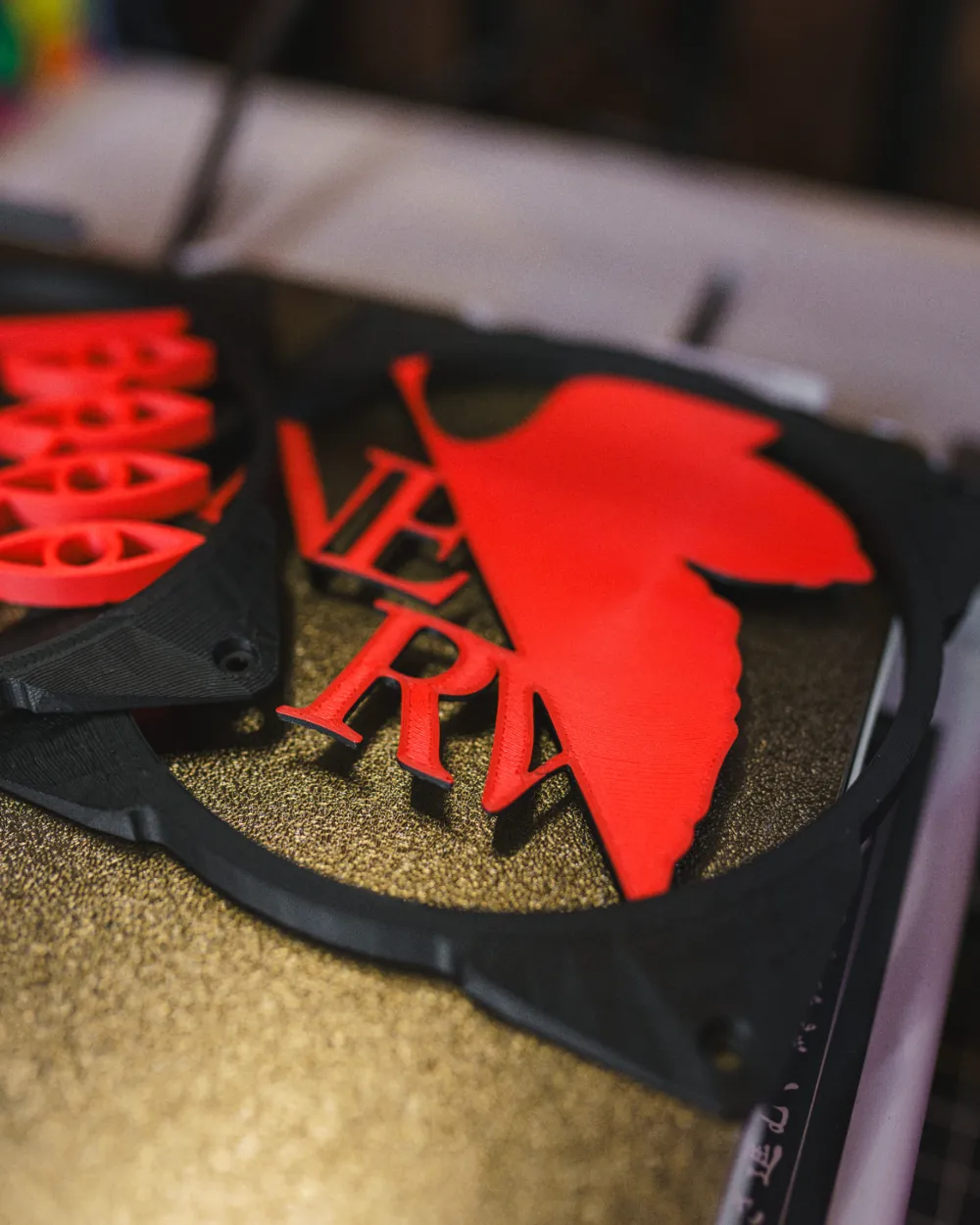 Evangelion Nerv Pc Fan Grill Cover by Melted Plastic MakerWorld