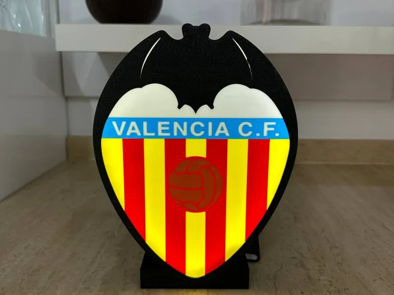 Ligthbox Escudo Valencia CF