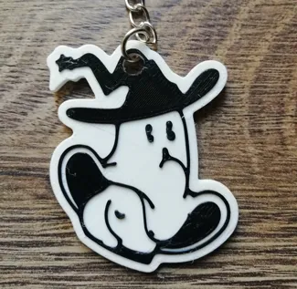 funny halloween keychain