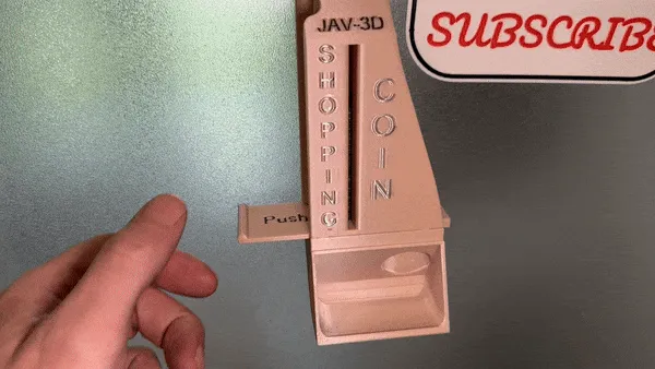 Distributeur de jetons de caddie aimanté