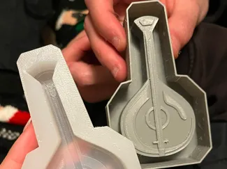 Minimalist Portuguese Guitar Silicone Mold