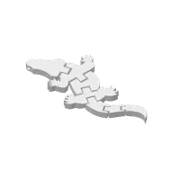 Porte-clés crocodile/alligator articulé (sans AMS) — photo 2