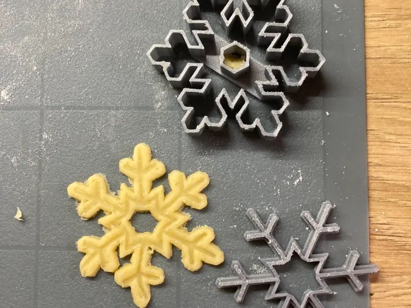 snowflake cookie cutter