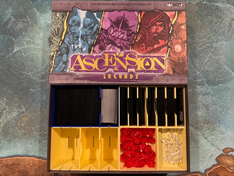 Ascension Legends Board Game Insert
