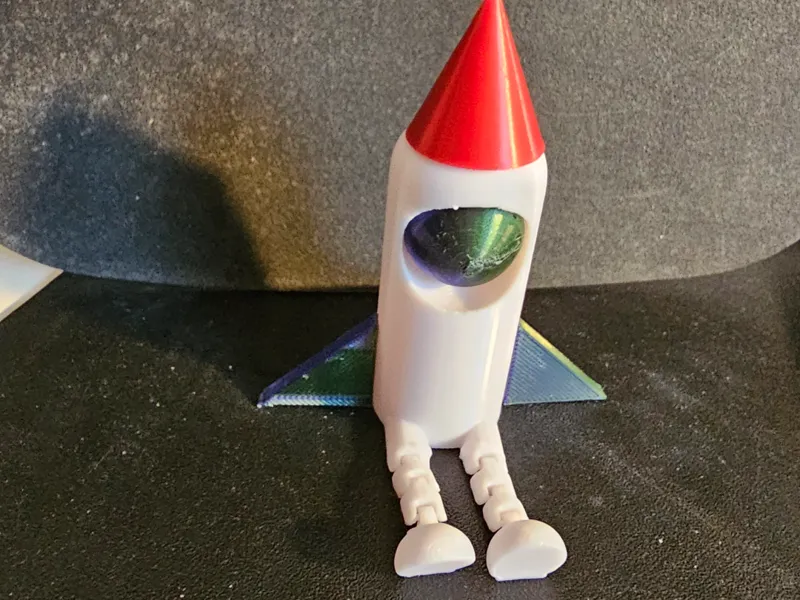 Rocket with Articulated Legs