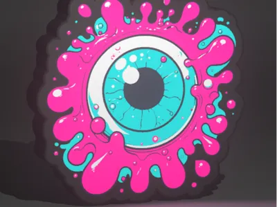 Slimy Eyeball  Lightbox
