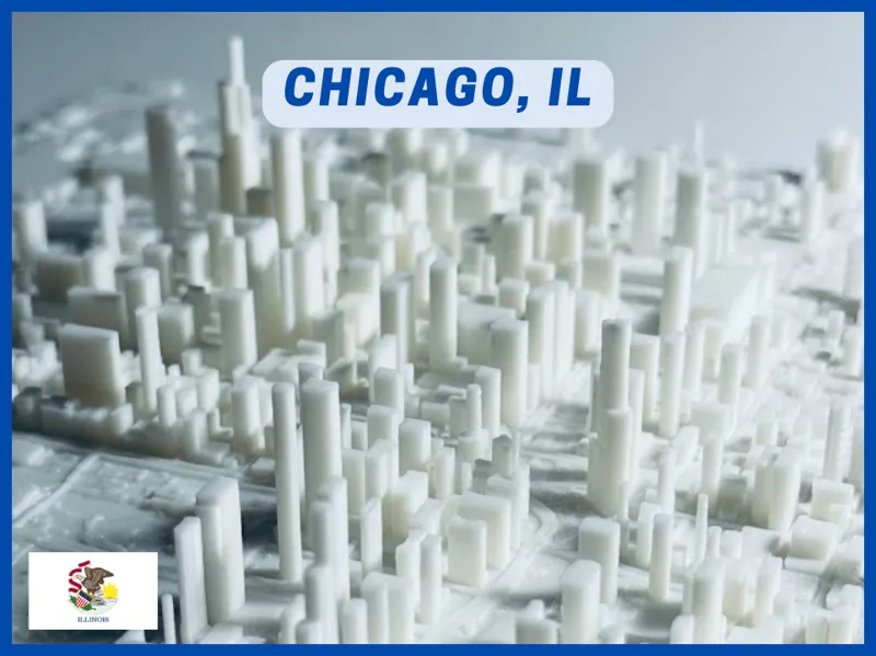 Chicago, IL - Tiny 3D City